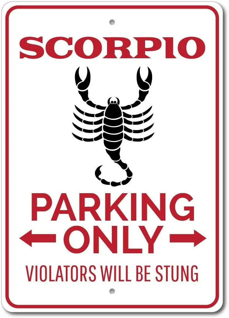 

Парковочный Знак Скорпион TNND, Подарочный Скорпион, Декоративный Знак Скорпион, Алюминиевый металлический знак 8x12 дюймов