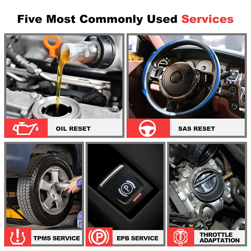 Launch X431 CRP129X OBD2 сканер ABS диагностический инструмент для масла SAS EPB TPMS сброс Creader 129X