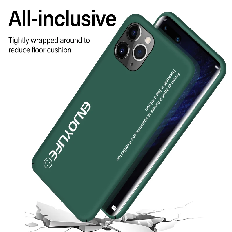 Ultra-thin Matte PC Phone Case For iPhone 13 12 11 Pro Max XSmax XR XS X 8 7 6s 6 Plus Shockproof Protection Cover