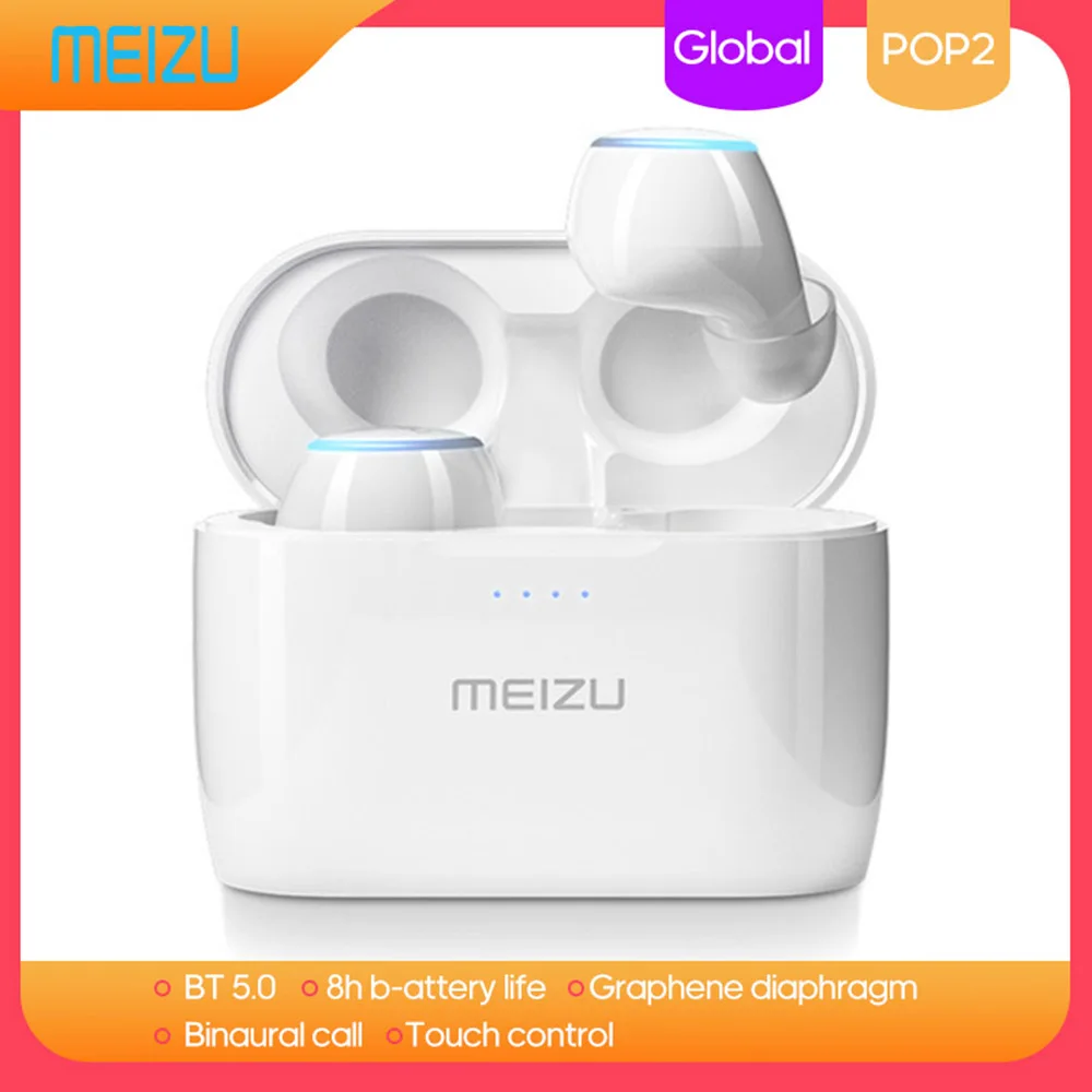 Беспроводные наушники Meizu POP 1 2 TW50S IP5X водонепроницаемые вкладыши Спортивная