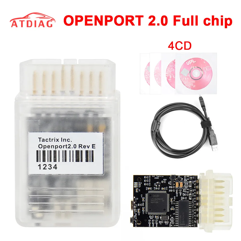 Tactrix Openport 2 0 с ECU FLASH Excellent Openport2.0 Диагностика Chip Tunning работает для многобрендовых