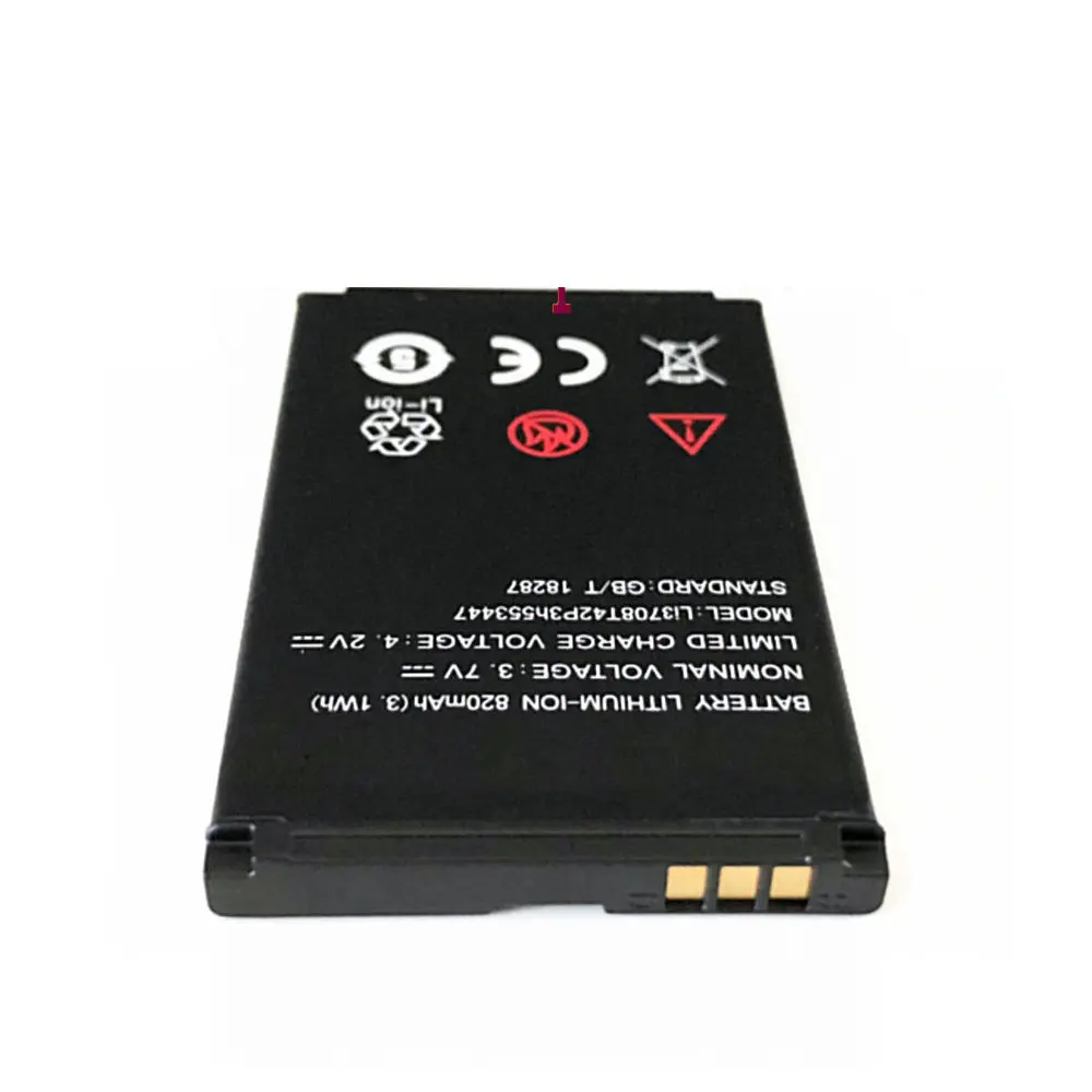 Аккумулятор Li3708T42p3h553447 820 мА · ч оригинальный для мобильных телефонов ZTE Agent C70 C78 C88