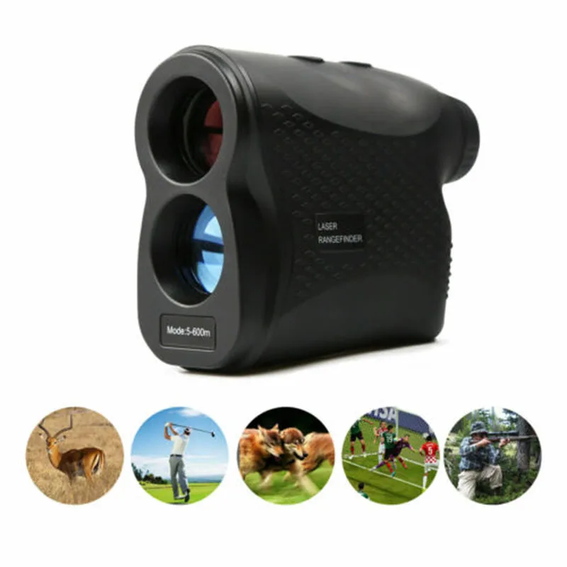 Монокулярный телескоп лазерный дальномер для гольфа и одежды 600 м 6 кратный