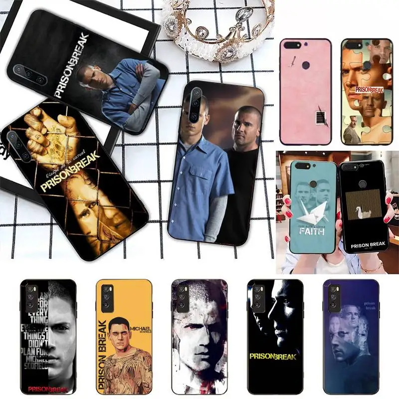 

YNDFCNB Prison Break Phone Case For Huawei Honor 10i 20i 8 Pro 9 10 20 Lite 30 Pro Luxury Back Coque