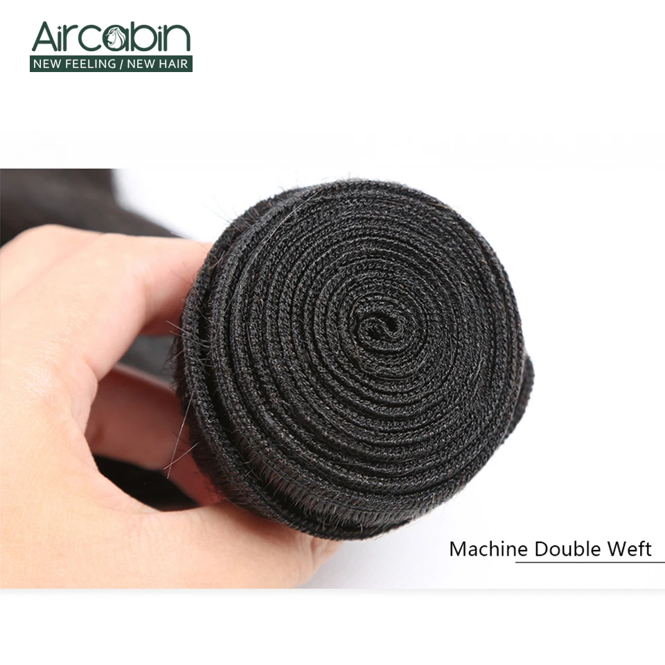 Волнистые волосы Aircabin 100% пряди человеческих волос бразильские Remy для