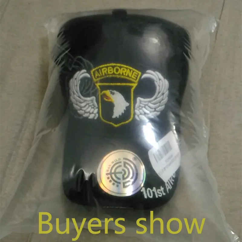 Бейсбольная Кепка с вышивкой орла 101 Airborne повседневная хлопковая Регулируемая