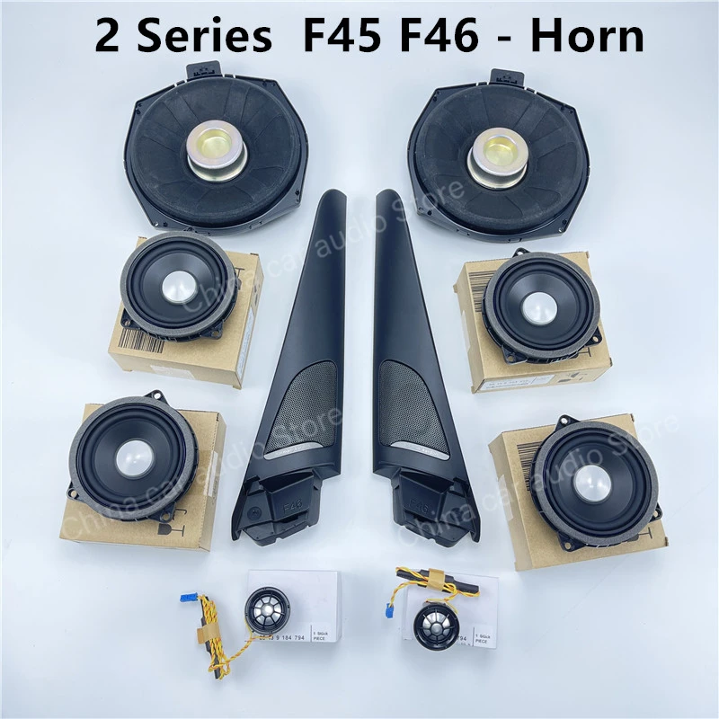 

Car Front Door Tweeter Cover Speaker For BMW F45 F46 2 Series Bass Loudspeaker Horn 4.5 Inch Midrange High Power Subwoofer
