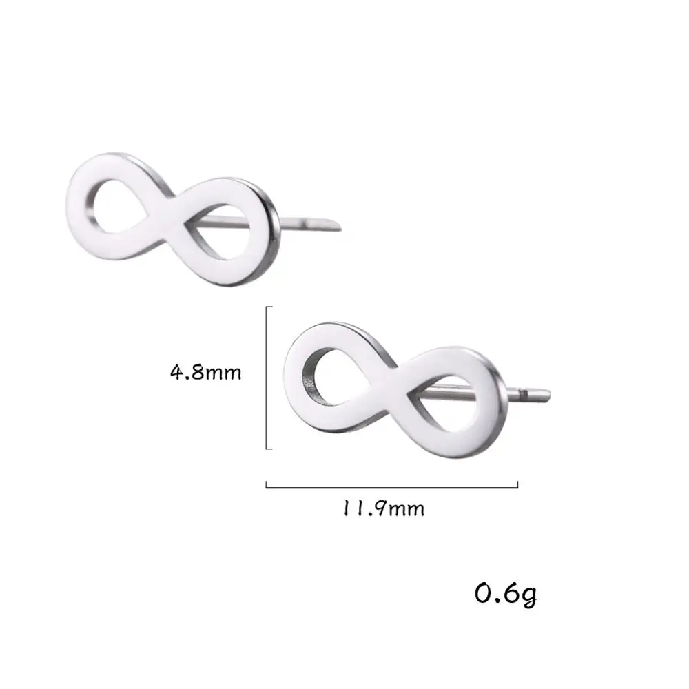 Мой Форма номер восемь бесконечные символ нержавеющая сталь Золотая