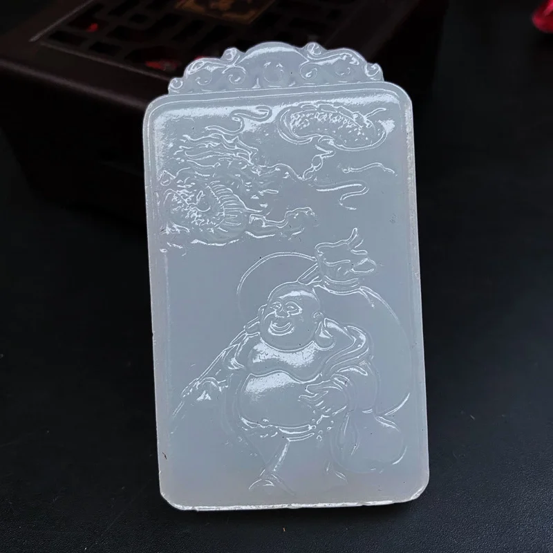 Ожерелье из натурального энергетического камня квадратная Подвеска китайского