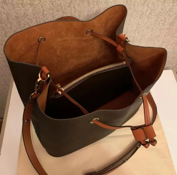 

high quality Women's Genuine Leather Bucket bag Designer manual Shoulder Bags Messenger bag 2021 Hot sale!
