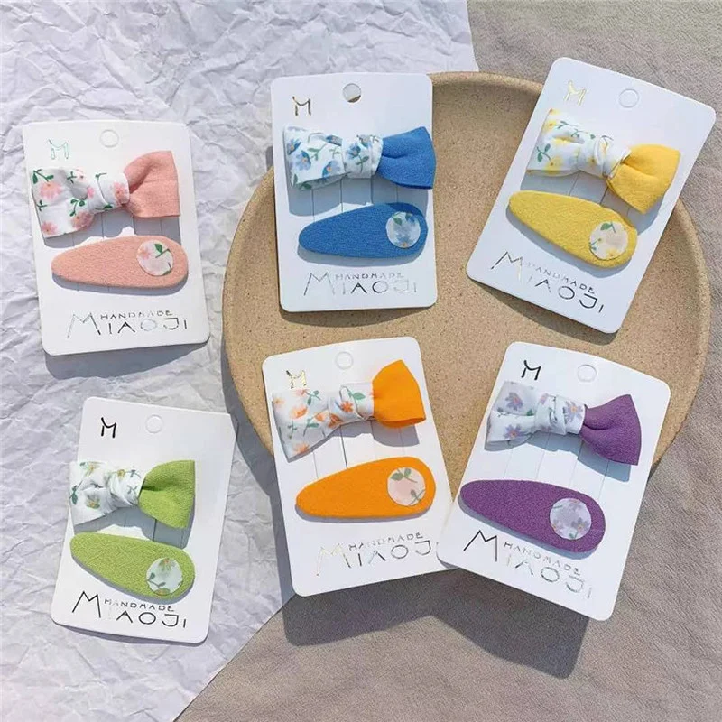 

2 шт., заколки для волос с бантом для девочек