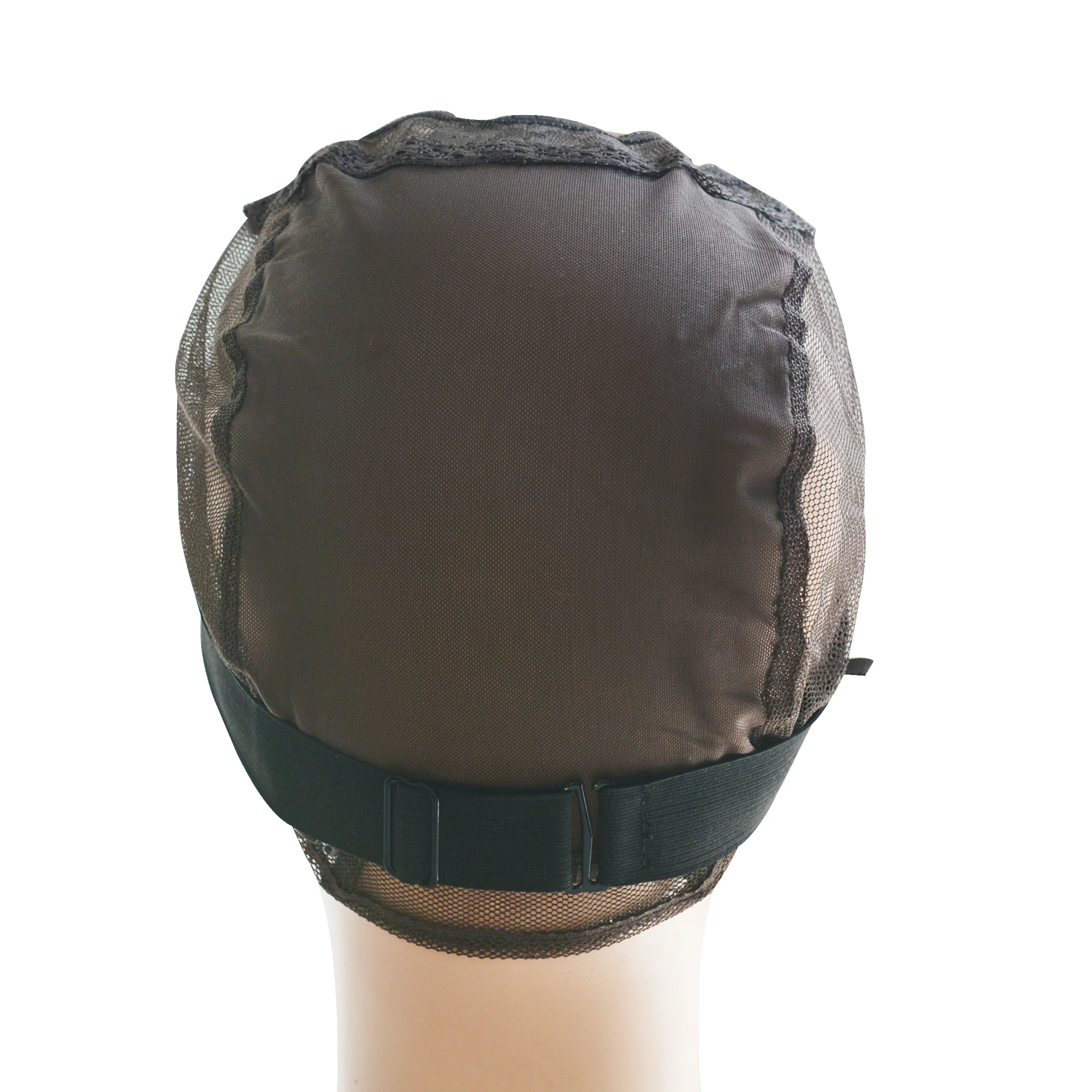 Регулируемые черные нейлоновые эластичные ленты для создания париков колпачки