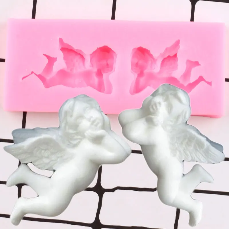 Силиконовые формы с рамкой Angel Baby фотообои искусственное мыло глина конфеты