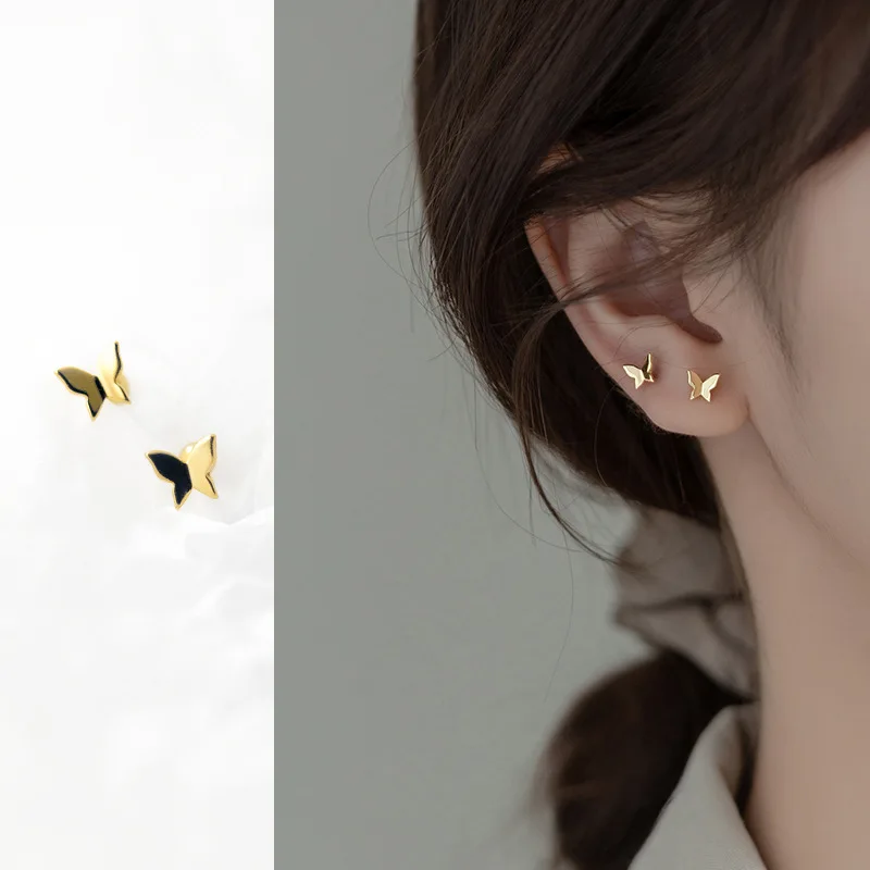 Женские серьги из серебра 925 пробы с винтом-бабочкой | Украшения и аксессуары