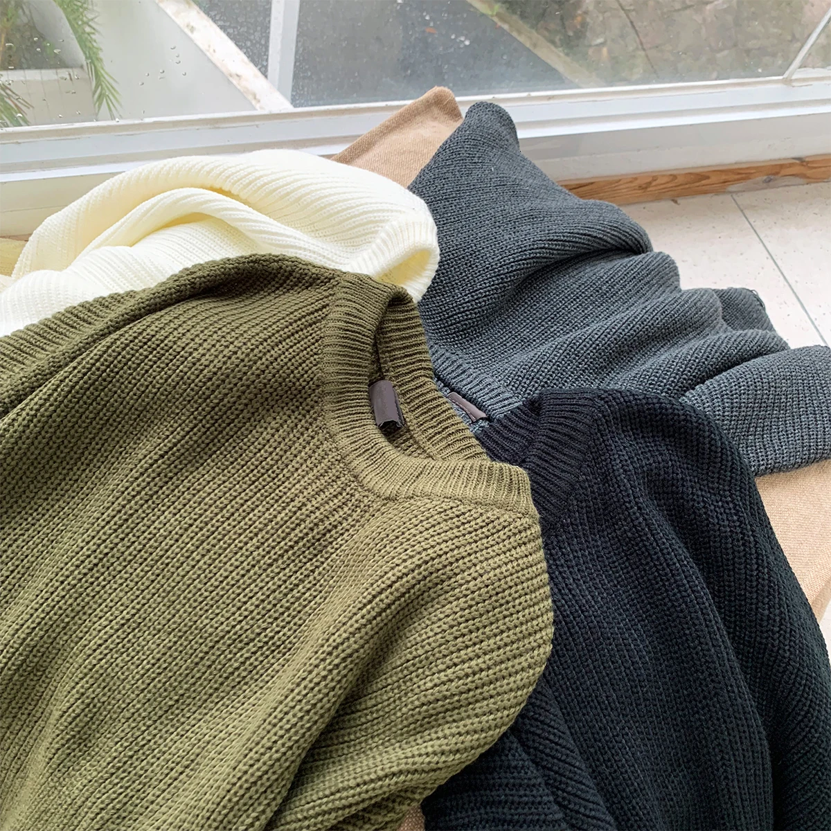 2019 осень и зима новый корейский вариант колледжа Ветер пара сплошной цветной