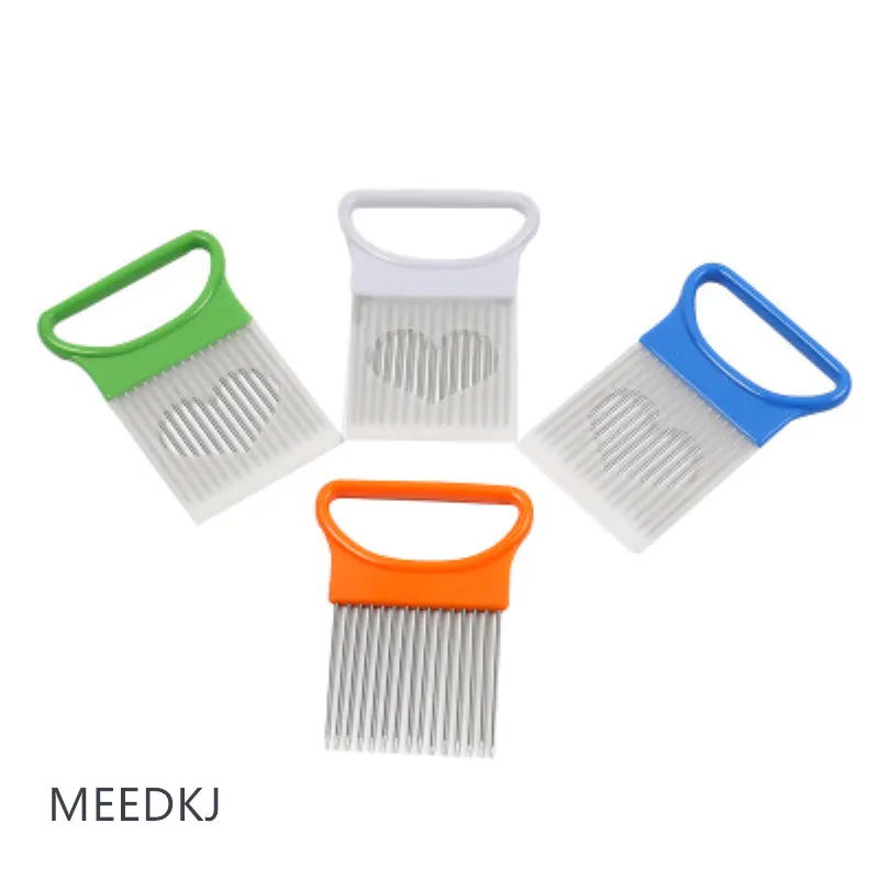 Резак для овощей фруктов говядины лука 1 шт. четыре цвета нержавеющая сталь