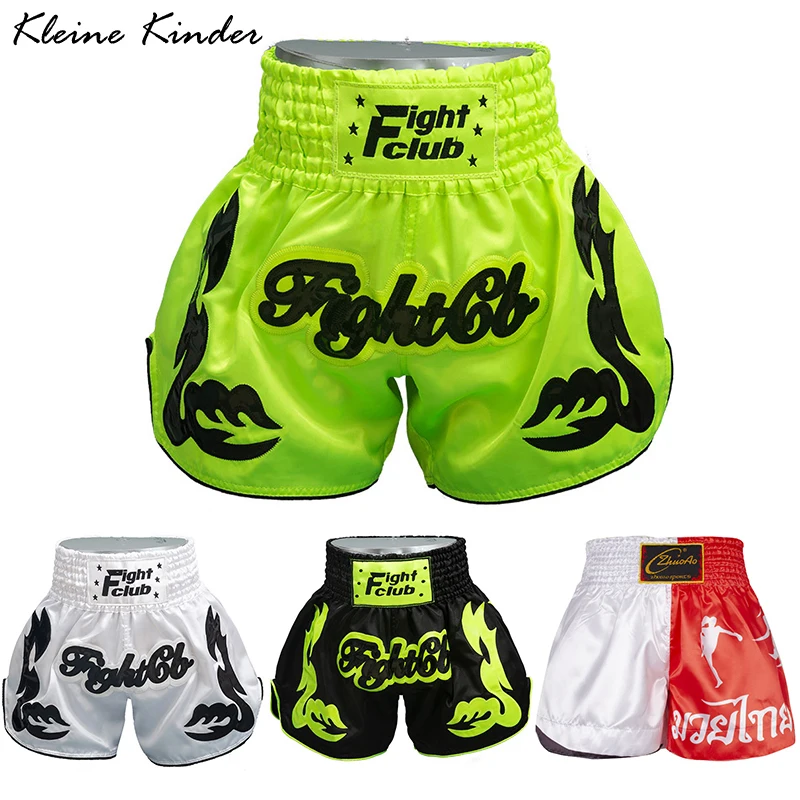 

Men's Shorts for Boxing MMA Clothing Muay Thai Kickoxing Shorts Fight Fitness Grappling Pants Children Boy Boks Training Trunks