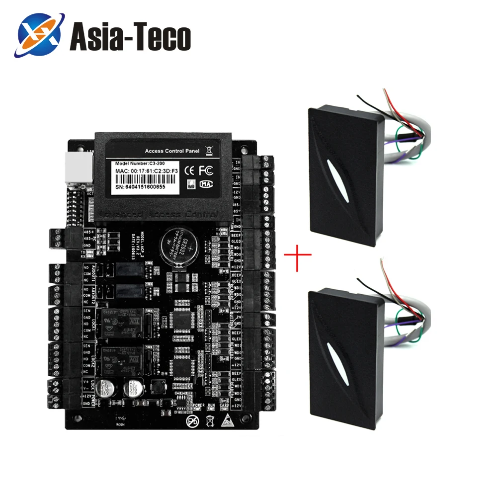 KR100E C3 200 комплект TCP/IP RS485 Связь расширенный доступ Управление Wiegand 26 на основе IP