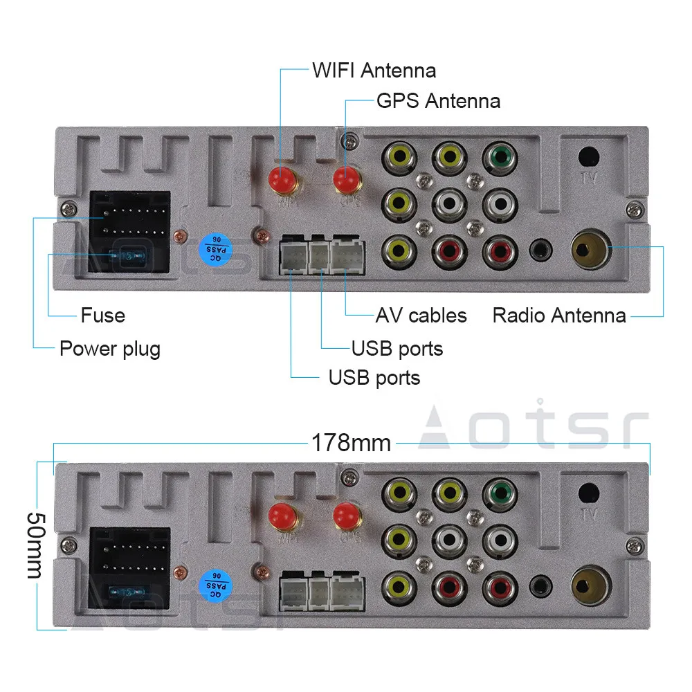 Android 9 с IPS DSP Carplay 8 Core 4 + 64 ГБ Автомобильный мультимедийный плеер без DVD для Ford Ranger F250