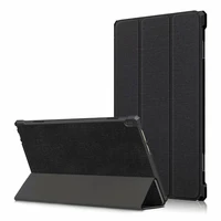leather tablet case for lenovo tab m10 tb x306x tb x605f tb x505x magnetic folding cover for funda lenovo m10 fhd plus tb x606x