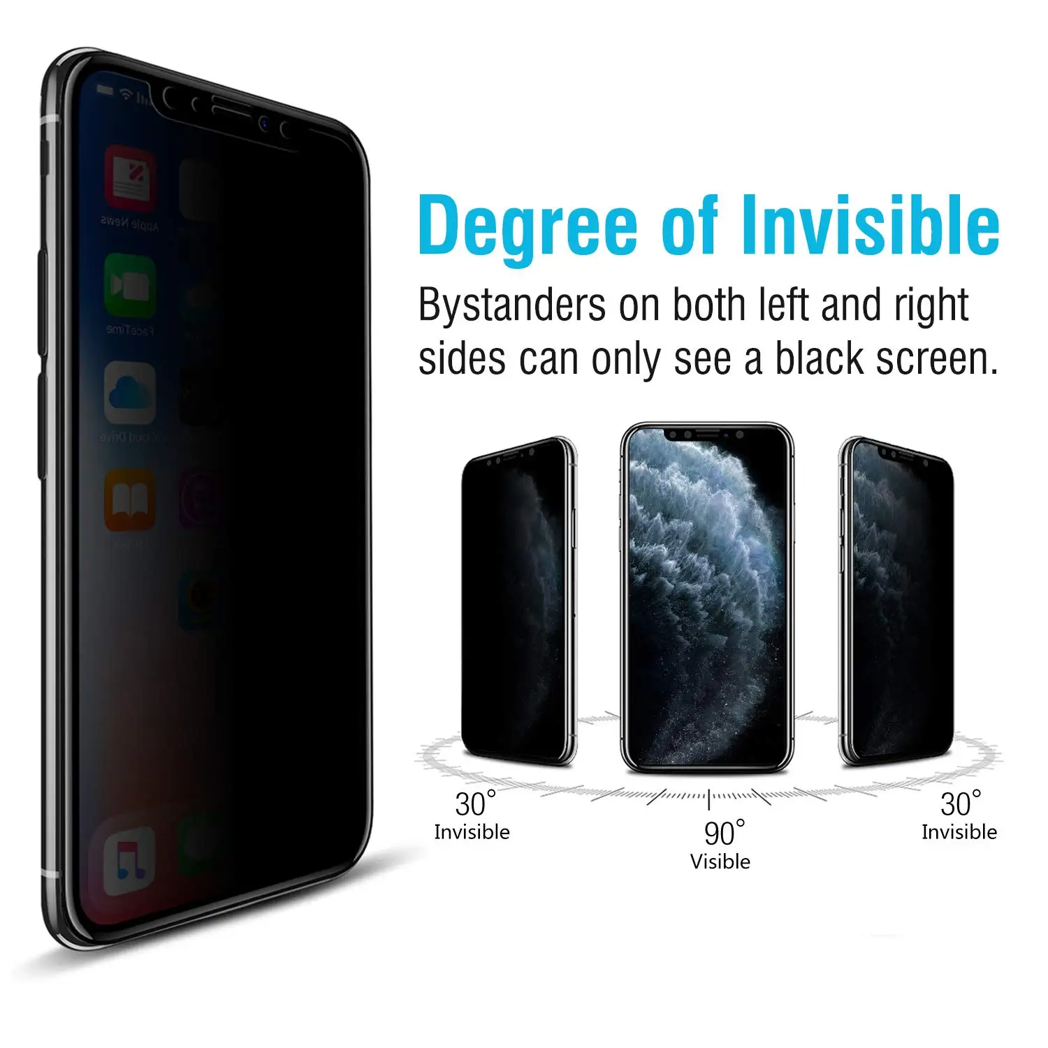 Закаленное стекло с защитой от подглядывания для iPhone X XS MAX XR 6 6S 7 8 Plus 11 Pro Max защита