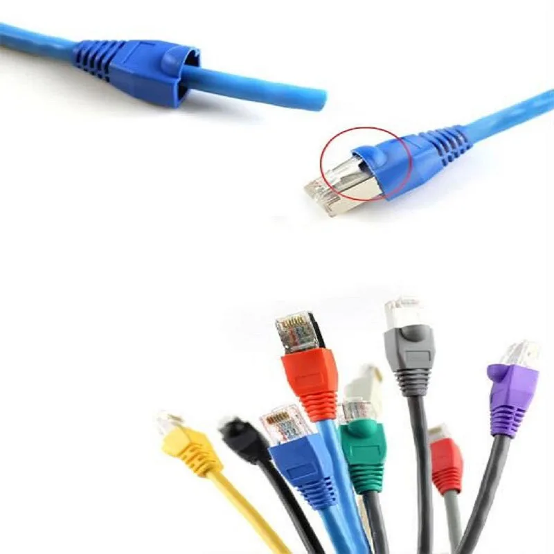 Многофункциональный RJ45 натяжения сапоги Ethernet разъем заглушка разъема Кепки