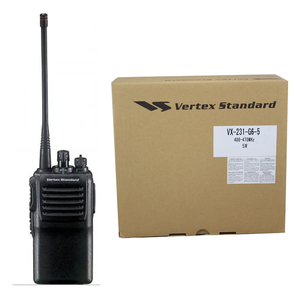 vx 231 vhfuhf portable two way radio replace for vertex standard vx 231 vx 261 vx 351 walkie talkie with li ion battery charger free global shipping