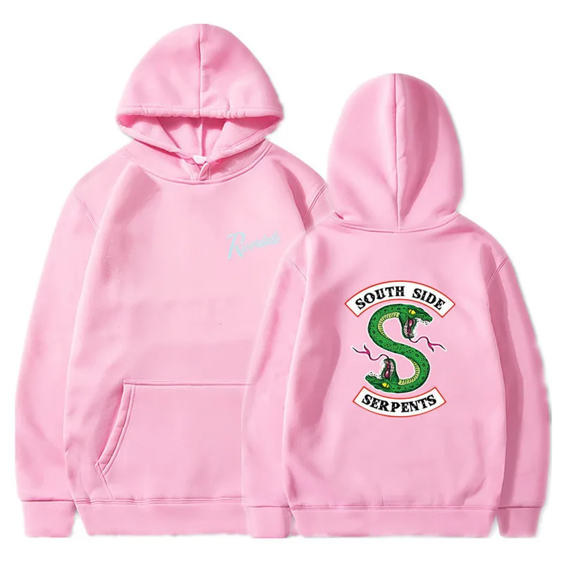 

2020 Riverdale Hoodie Men's Women's South Side Snake Harajuku Riverdale Southside Boys Boys Girls Oversized Sweatshirt Pullover