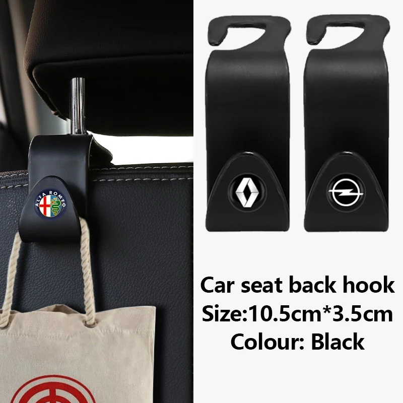 2 шт. Автомобиль крючки спинки сиденья Портативный подвесная сумка Аксессуары