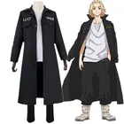 Костюм для косплея Мстители Токио микей мангиро Сано, жакет с коротким рукавом и брюки, комплект для вечевечерние НКИ на Хэллоуин