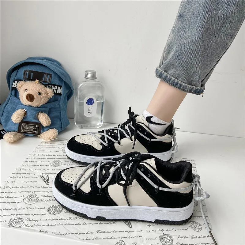 Белые ботинки женские кожаные прогулочные Air Force модные холщовые кроссовки