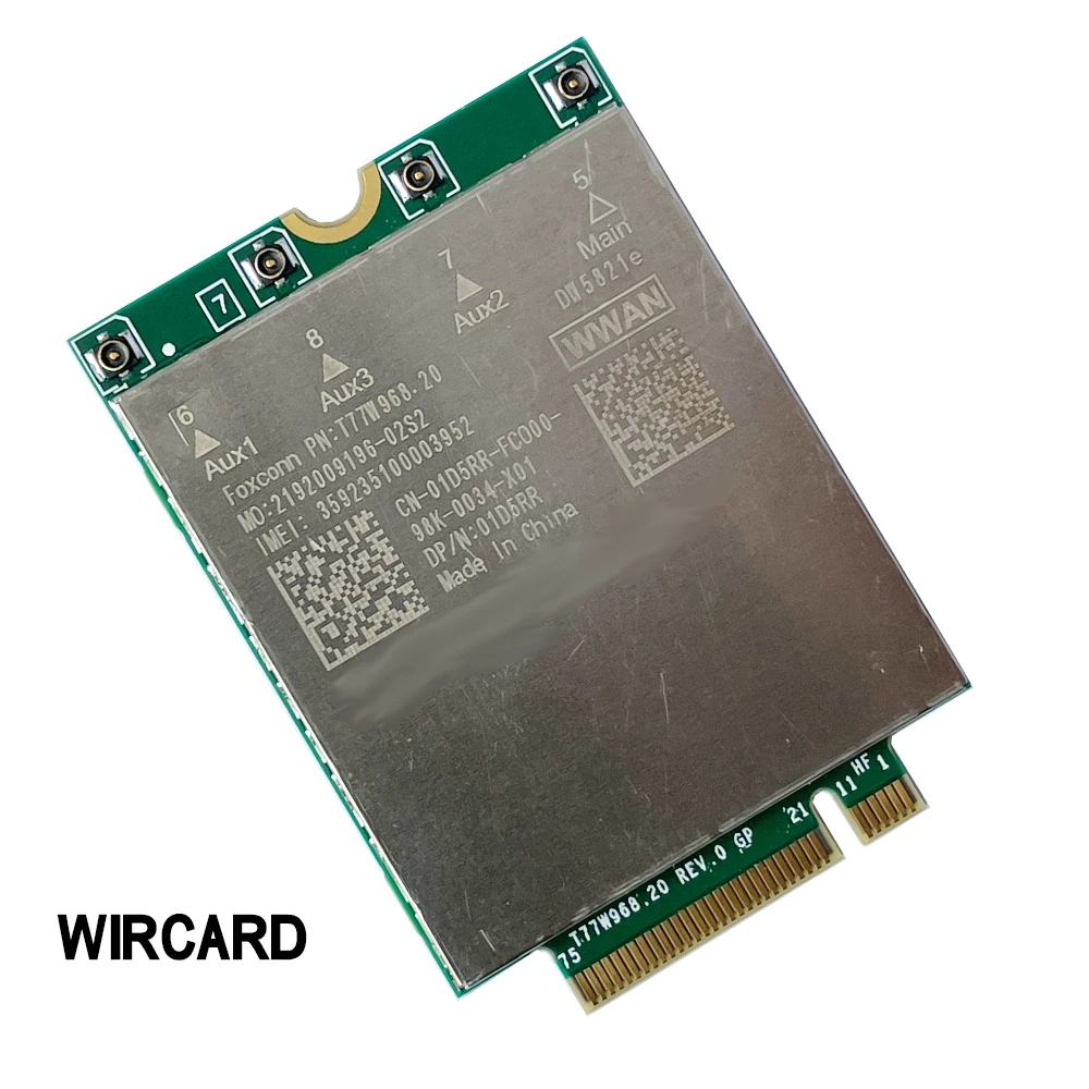 t77w968 dw5821e esim x20 lte cat16 1gbps fdd lte tdd lte 4g module for dell 5420 5424 7424 7400 7210 laptop free global shipping