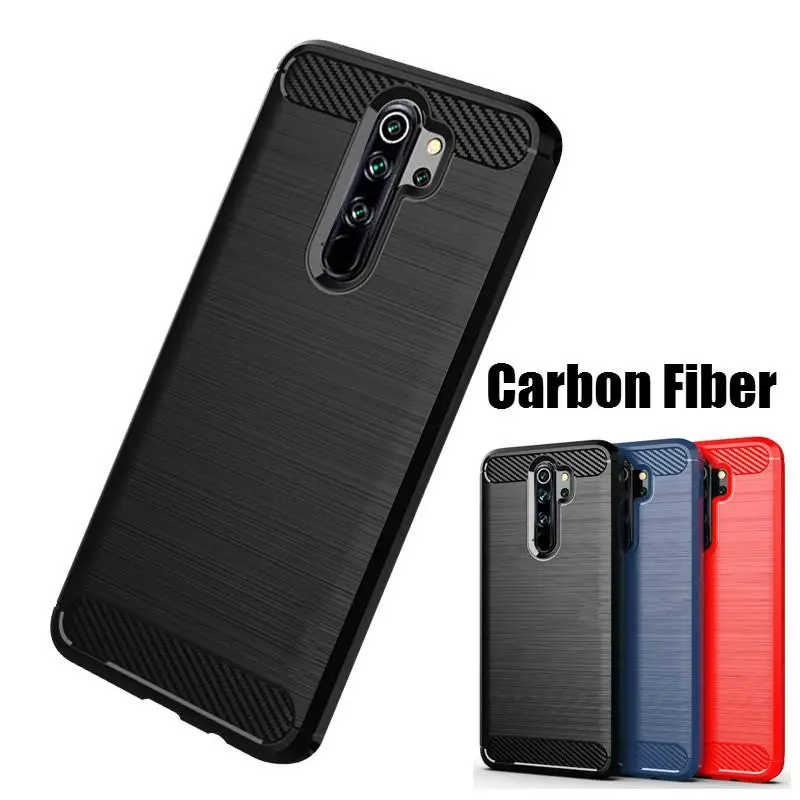 Чехол из углеродного волокна для Xiaomi Mi A2 A3 Lite CC9 9T Redmi Note 8 9 Pro 9s чехол K20 7 6 5 9A 9C
