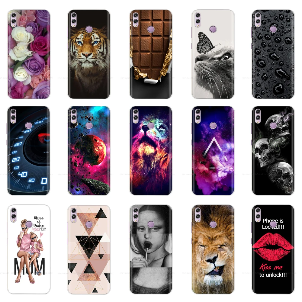 

Cute Cartoon TPU Case for Huawei Honor 8X Case Ultra-thin Silicone Painted Phone Back Cover for Huawei Honor 8x 8 X Case Coque