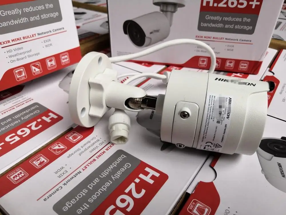 Оригинальная английская камера видеонаблюдения Hikvision DS-2CD2043G0-I 4 МП POE сетевая