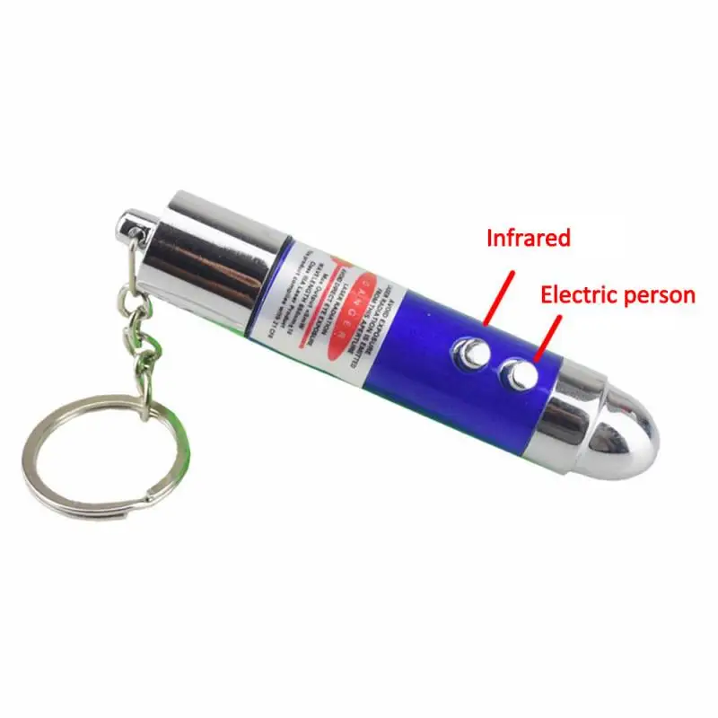 

New Mini Electric Shock Laser Pen Toys Prank Joke Trick Gag Gift Key Ring Metal Funny Entire Light Pen Small Toy Keychain Hot