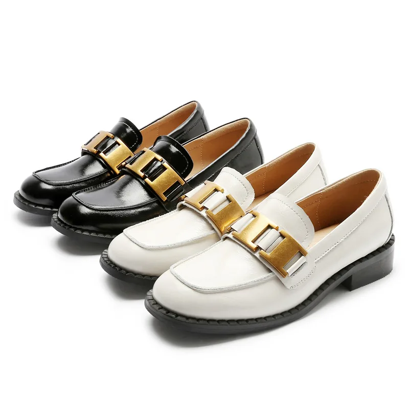 

2021 Fashion Women Heels Party Shoes for Women's Loafers Metal Platform Shoes Woman Spring Footwear Chausure Femme Designer Heel