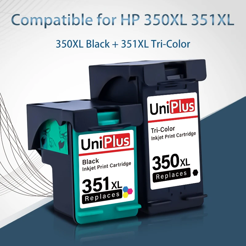Чернильные картриджи UniPlus 350XL 351XL совместимые с HP 350 351 для принтера Deskjet D4260 D4280 D4360
