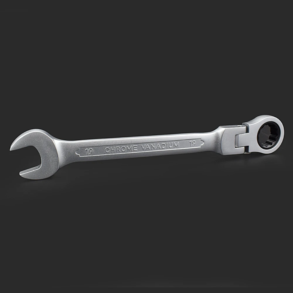 

7 pieces / set Flexible Head Ratcheting Combination Wrench Hand Tool Kits, Hand Spanners 8/10/12/13/14/17/19 mm