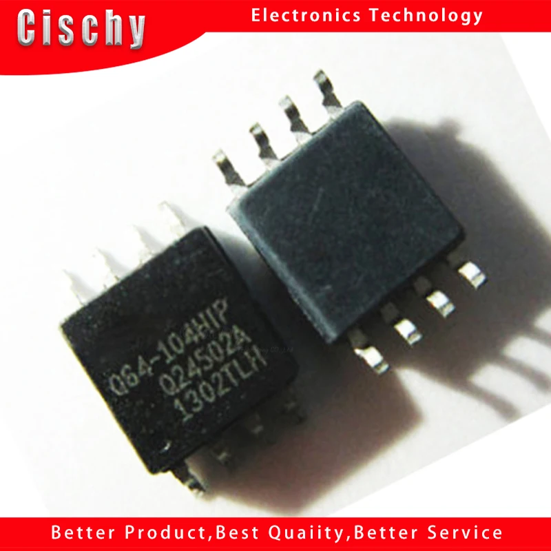 

5pcs/lot EN25Q64-104HIP SOP8 EN25Q64-104 SOP Q64-104HIP SMD In Stock