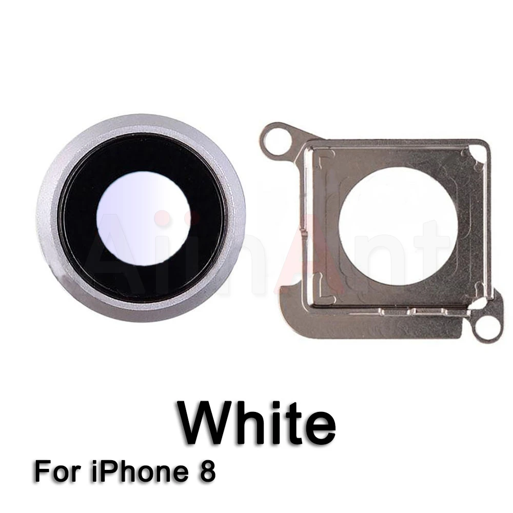 i8 White Сапфировое стекло задняя камера Стекло кольцо для iPhone 7 8 плюс объектив камеры кольцо Крышка Замена Ремонт Запчасти - Цвет: i8 White