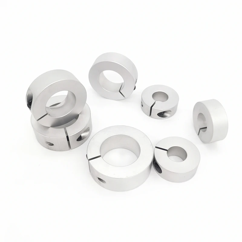 

Open type Separate optical axis fixing ring Aluminum alloy locking ring bushing positioning spindle retaining circle clamping