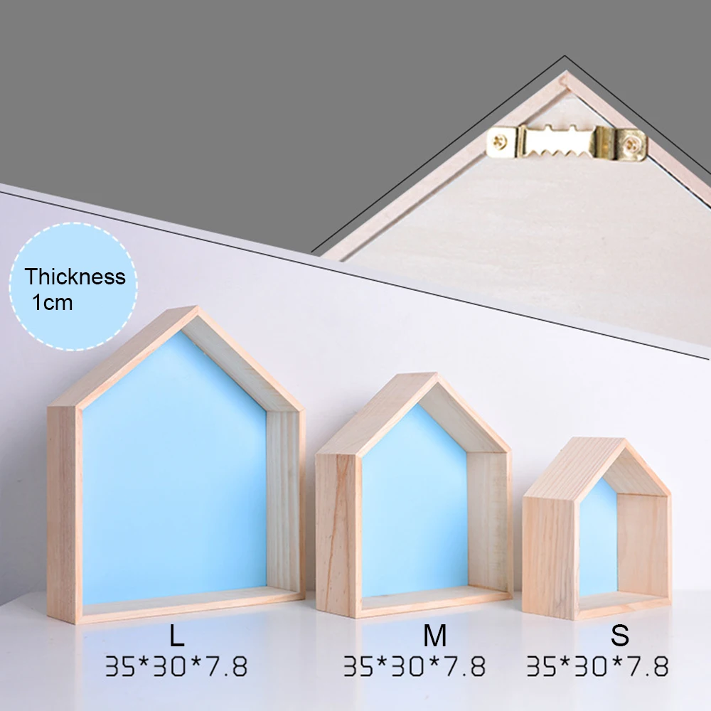 Настенная деревянная полка для детской комнаты украшения настенная детей