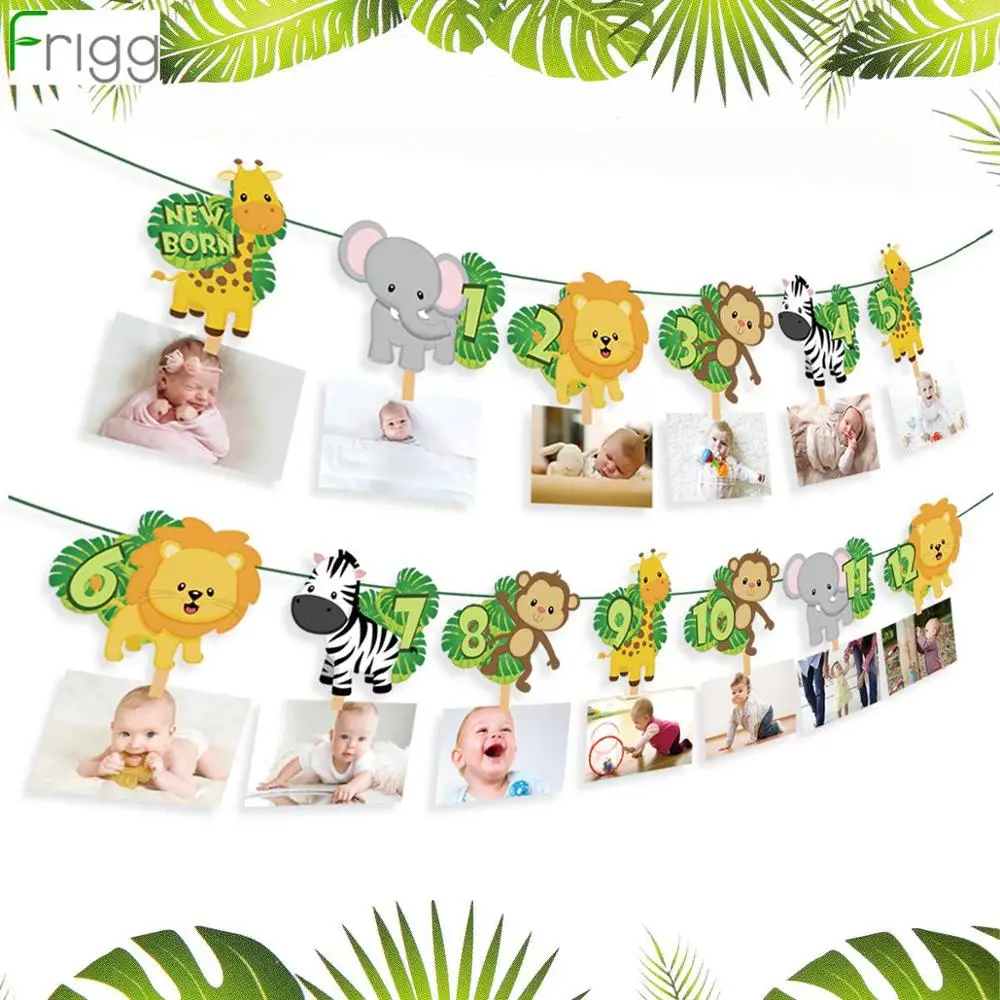 Баннер Frigg на 1-й день рождения украшение для первого мальчиков и девочек вечерние