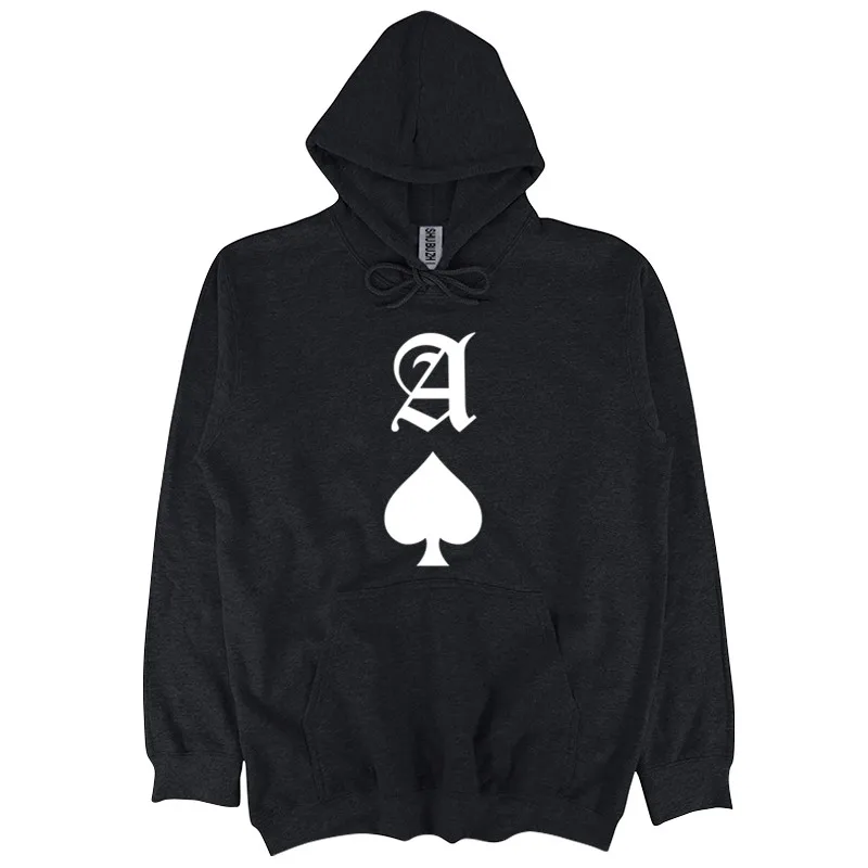 

new arrived Ace of Spades Swag shubuzhi men hoody hip-hop rock fashion brand hoodies cool casual print sweatshirt