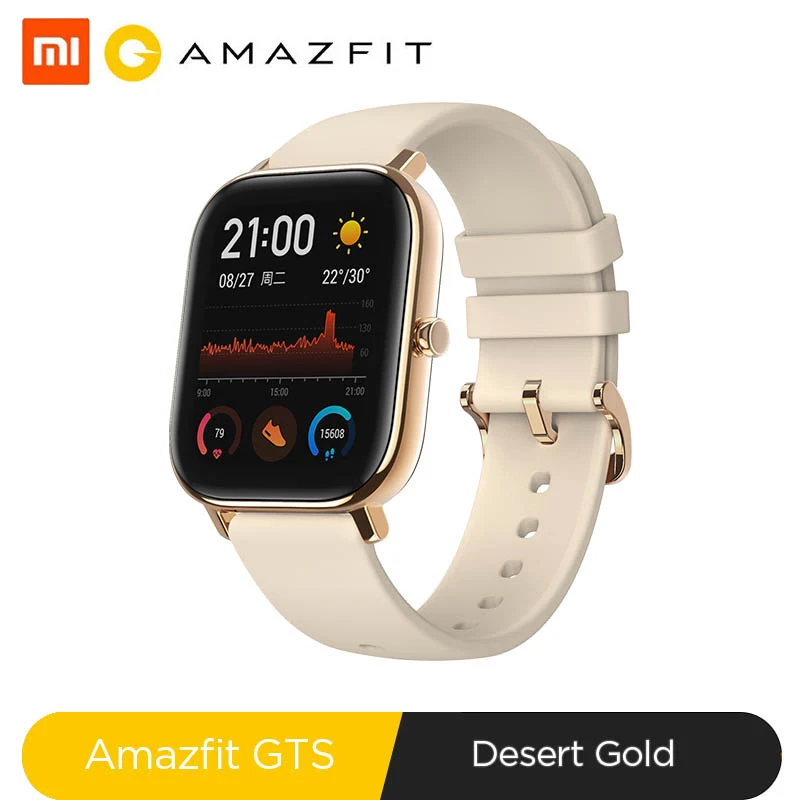 Глобальная версия Новые смарт часы Amazfit GTS 5 АТМ водонепроницаемые для плавания
