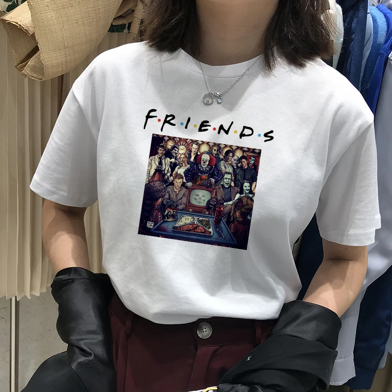 Женская водолазка с принтом ужасы на Хэллоуин|Футболки| |