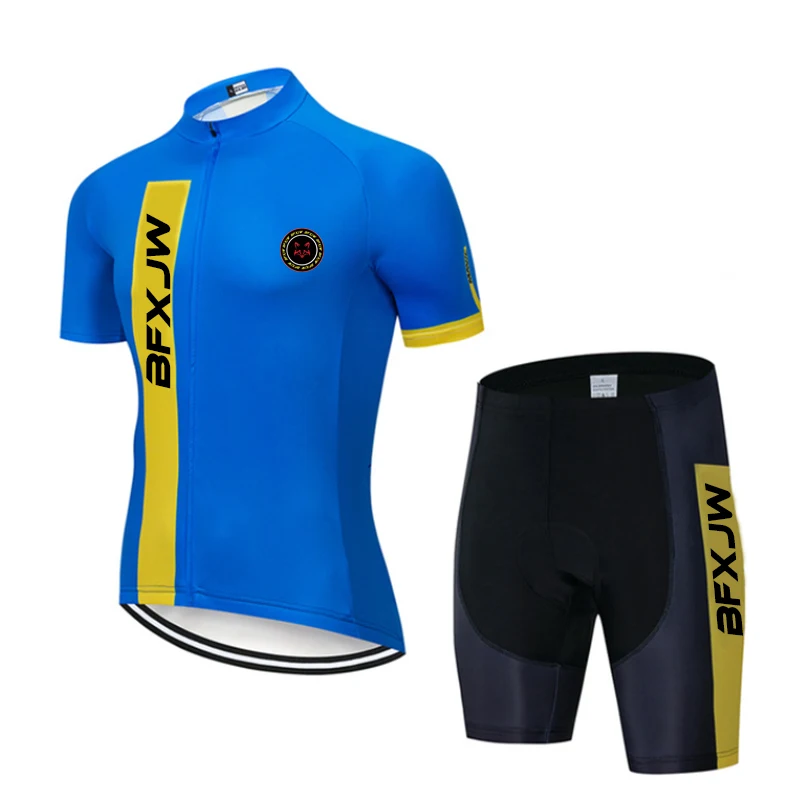 

2021 Team MAVIC Cycling Jerseys Bike Wear clothes Quick-Dry bib gel Sets Clothing Ropa Ciclismo uniformes Maillot Sport Wear 19D
