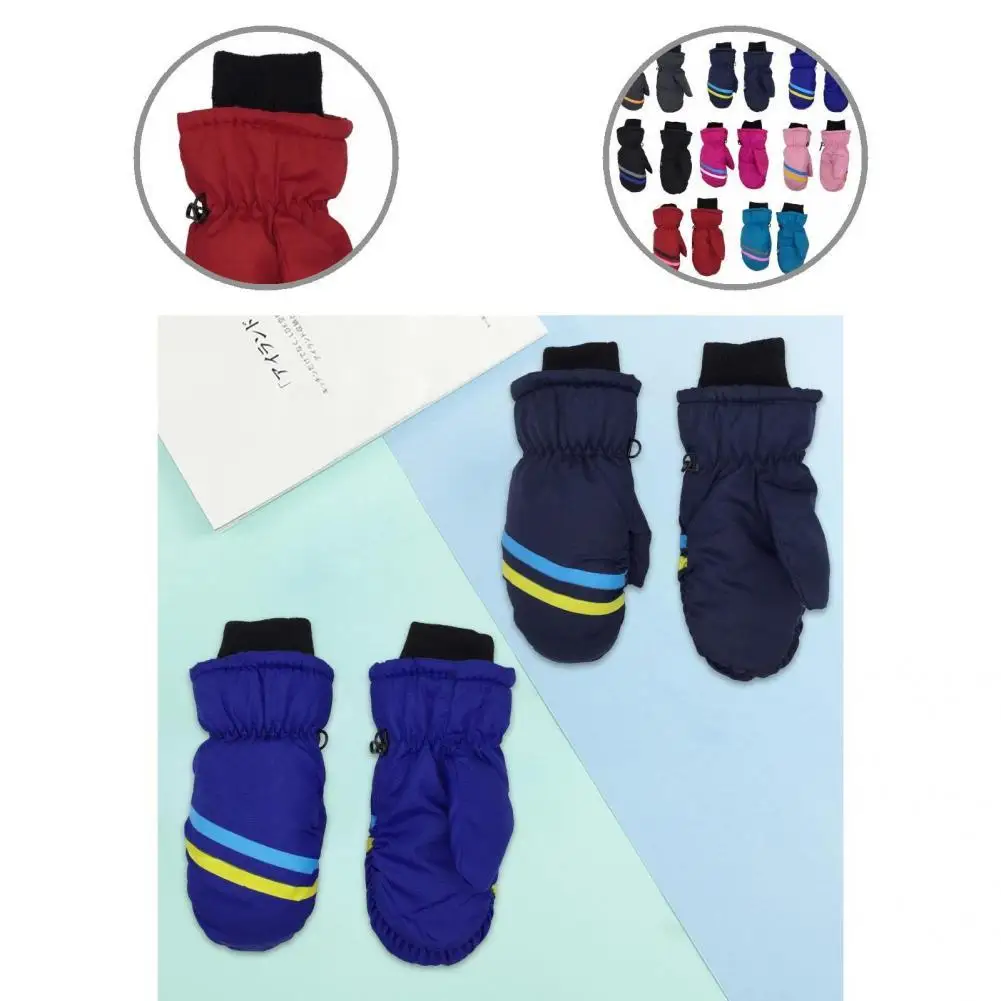 

Winter Gloves Unisex Useful Reusable Tactile-friendly Children Ski Gloves