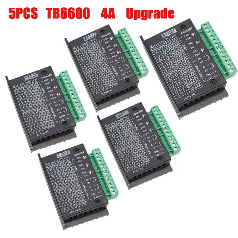 

Stepper Motor Driver TB6600 Nema 23 Nema 34 42/57/86 Nema17 4A DC9-40V 1 axis Stepping Motor CNC Engraving Machine